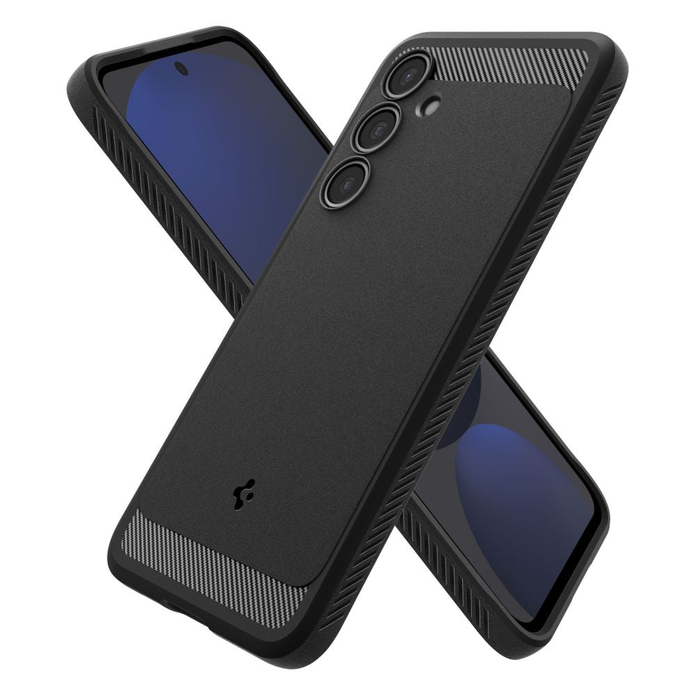 Θήκη για Samsung Galaxy S24 FE S721, Spigen, Rugged Armor, Μαύρη ACS08578