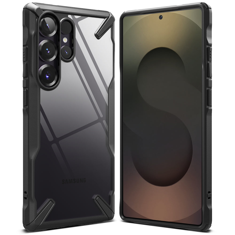 Θήκη για Samsung Galaxy S25 Ultra S938, Ringke, Fusion X, Μαύρη