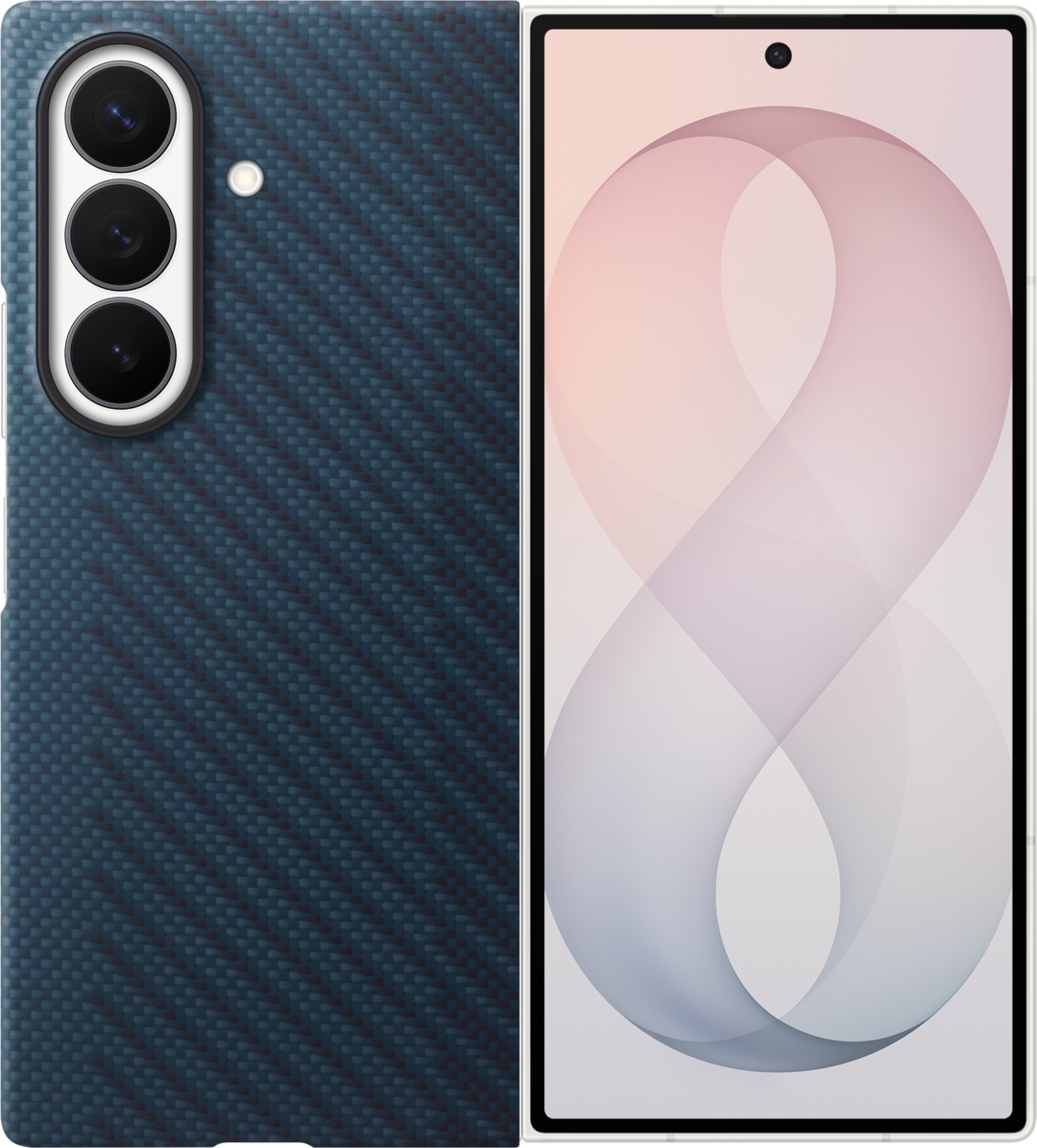 Θήκη για Samsung Galaxy Z Fold8 Ultra F976, Carbon Magnet Case, Μπλε EF-KF976SNEGWW