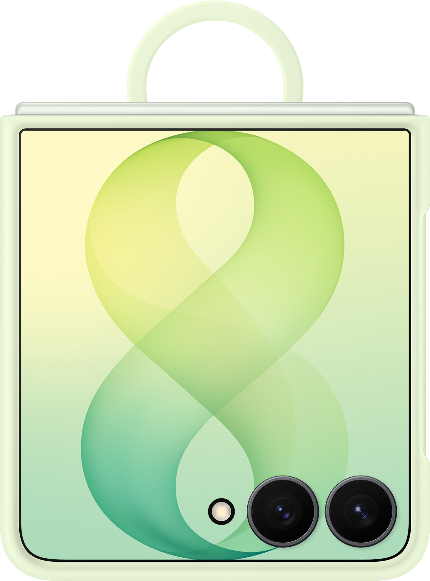 Θήκη για Samsung Galaxy Z Flip8 F776, Μαγνήτης Δαχτυλιδιού Σιλικόνης, Πράσινο EF-EF776CGEGWW