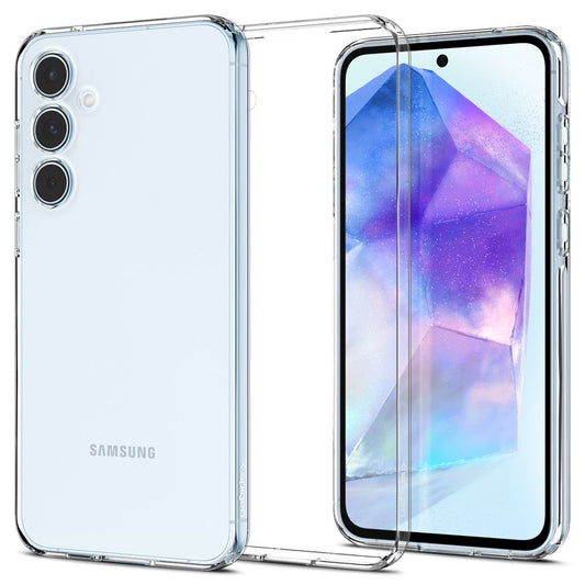 Θήκη για Samsung Galaxy A55 5G A556, Spigen, υγρό κρύσταλλο, διαφανής ACS07537