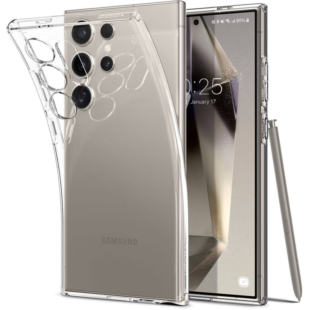 Θήκη για Samsung Galaxy S24 Ultra S928, Spigen, υγρό κρύσταλλο, διαφανής ACS07283
