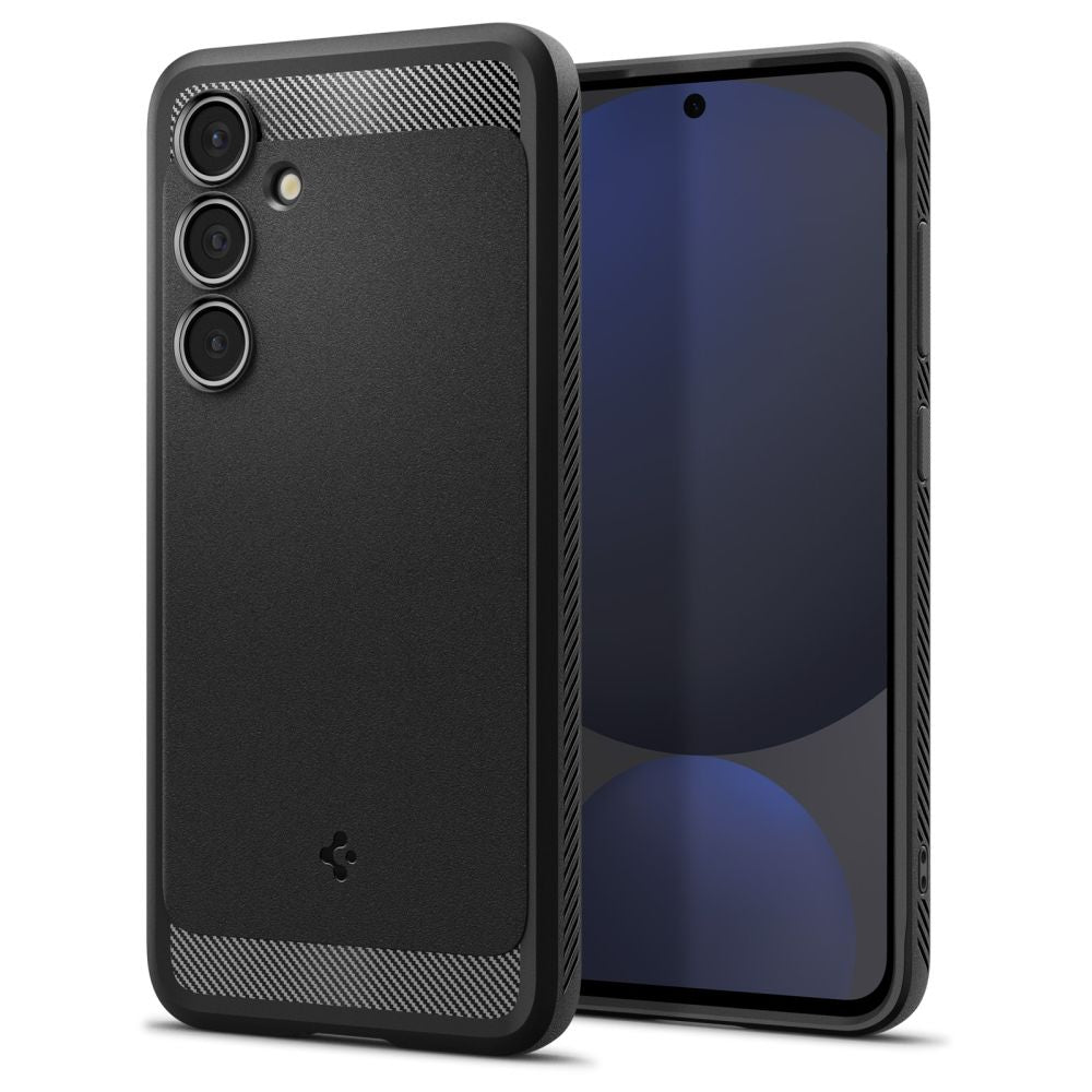 Θήκη για Samsung Galaxy S24 FE S721, Spigen, Rugged Armor, Μαύρη ACS08578