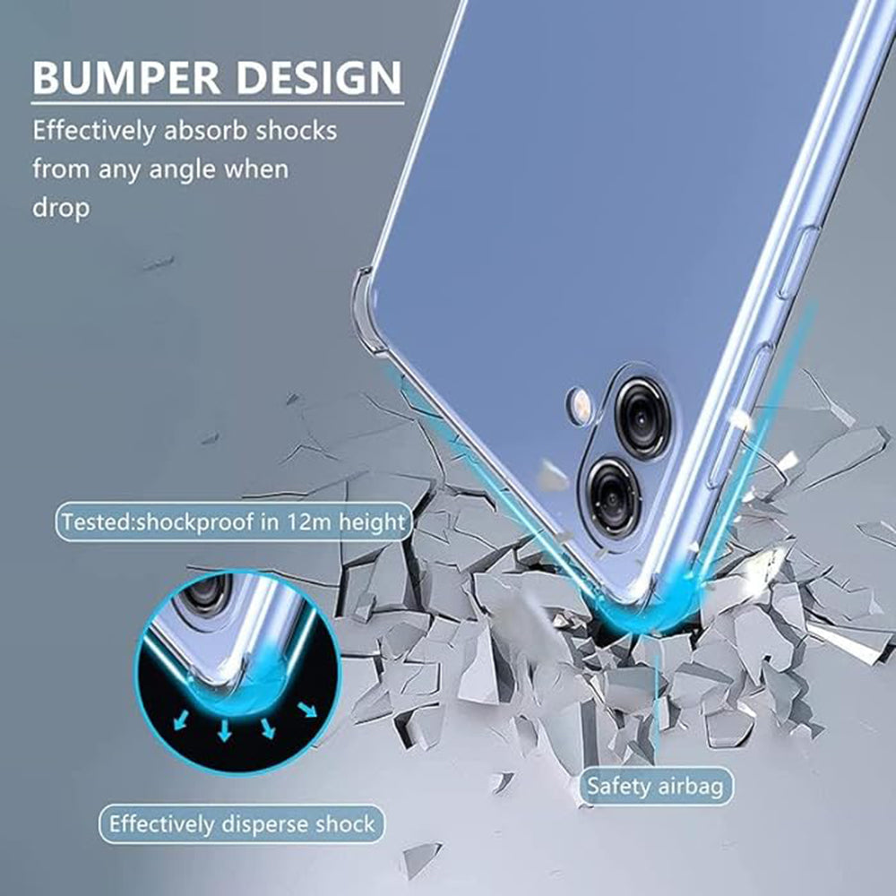 Θήκη για Samsung Galaxy A04e A042 / M04 M045, Techsuit, Ανθεκτική σε Κρούσεις Διαφανής, Διάφανη