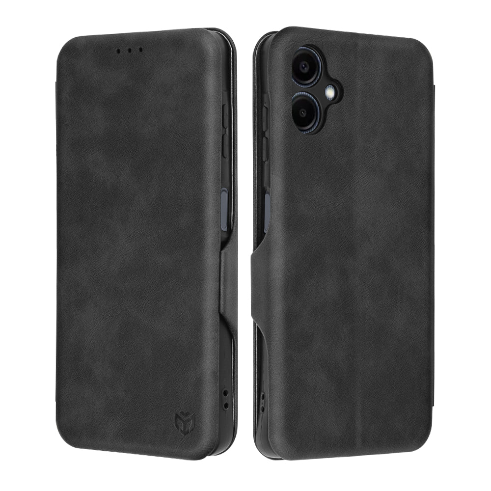 Θήκη για Samsung Galaxy A06 A065, Techsuit, Safe Wallet Plus, Μαύρο