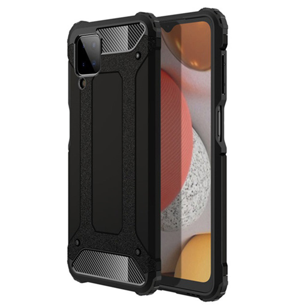 Θήκη για Samsung Galaxy A12 Nacho A127 / A12 A125, Techsuit, Hybrid Armor, Μαύρο