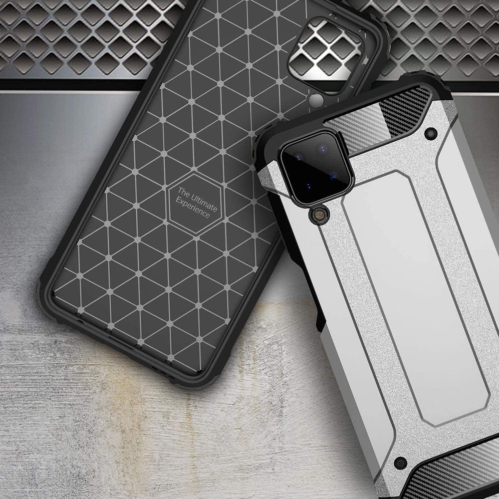 Θήκη για Samsung Galaxy A12 Nacho A127 / A12 A125, Techsuit, Hybrid Armor, Μαύρο