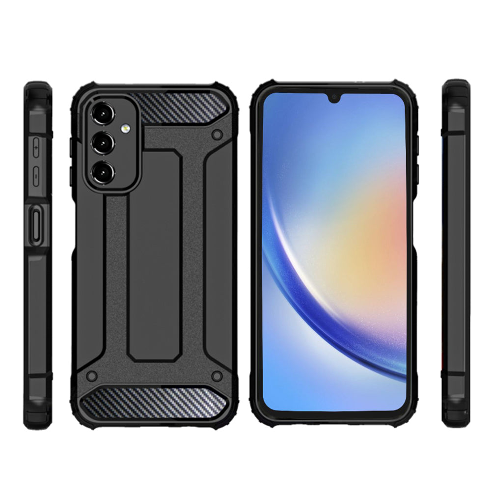 Θήκη για Samsung Galaxy A15 5G A156 / A15 A155, Techsuit, Hybrid Armor, Μαύρη