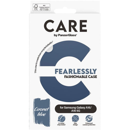 Θήκη για Samsung Galaxy A16 5G A166 / A16 4G A165, PanzerGlass, Care Fashionable, Μπλε