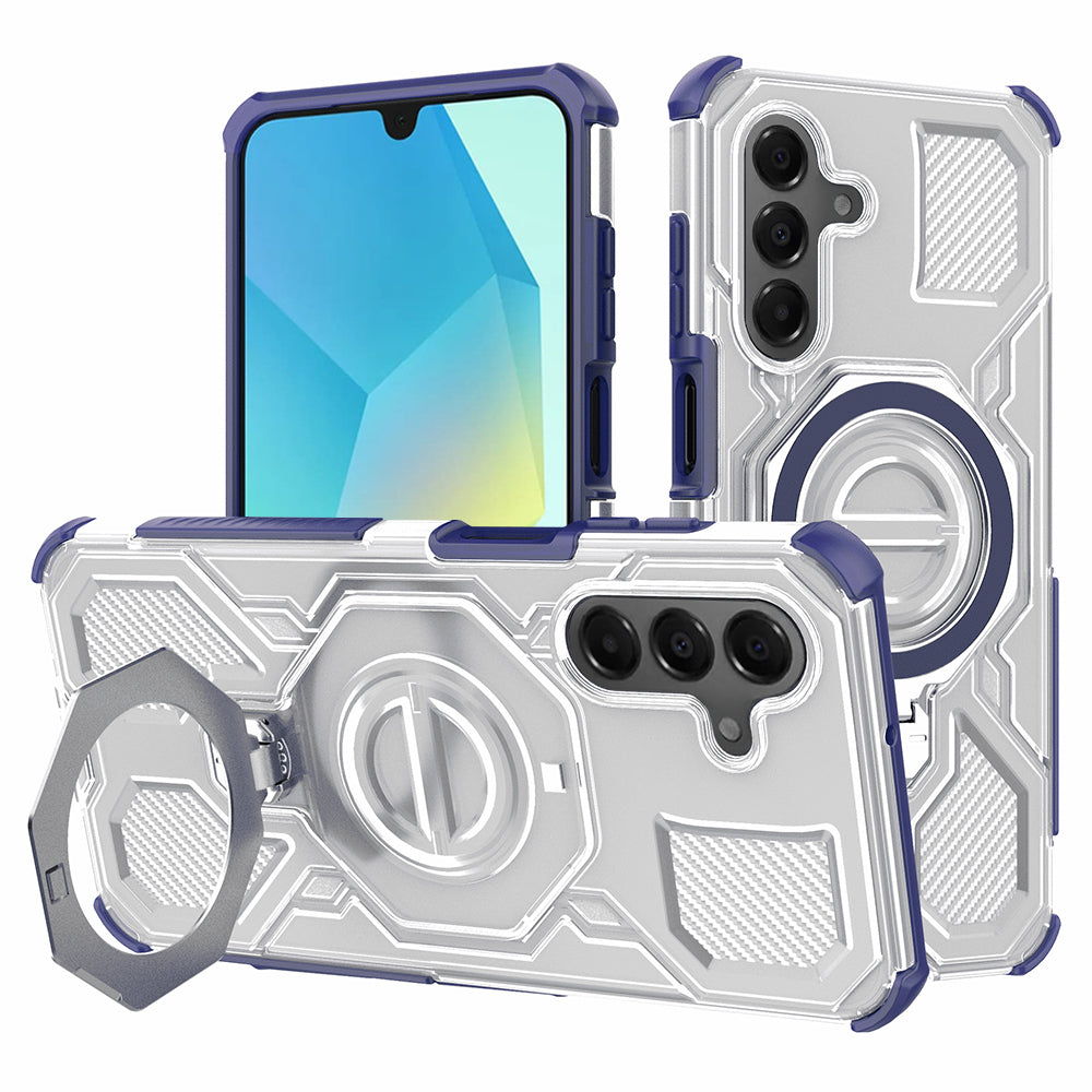 Θήκη για Samsung Galaxy A16 5G A166 / A16 4G A165, Techsuit, Carbon Shield Pro, Μπλε