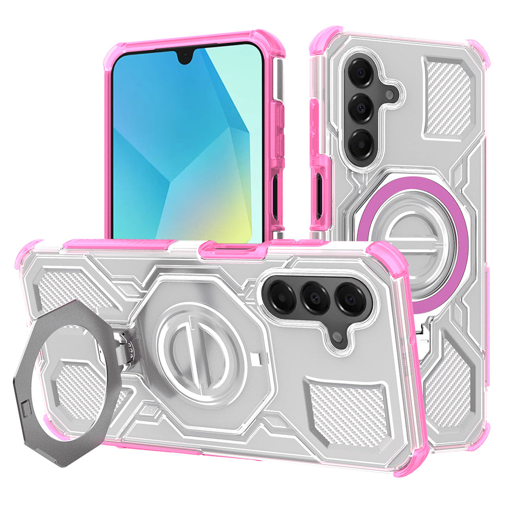 Θήκη για Samsung Galaxy A16 5G A166 / A16 4G A165, Techsuit, Carbon Shield Pro, Ροζ
