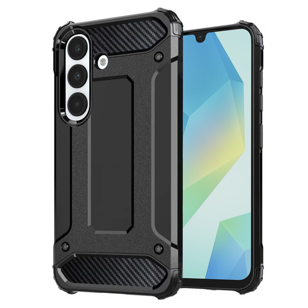 Θήκη για Samsung Galaxy A16 5G A166 / A16 4G A165, Techsuit, Hybrid Armor, Μαύρη