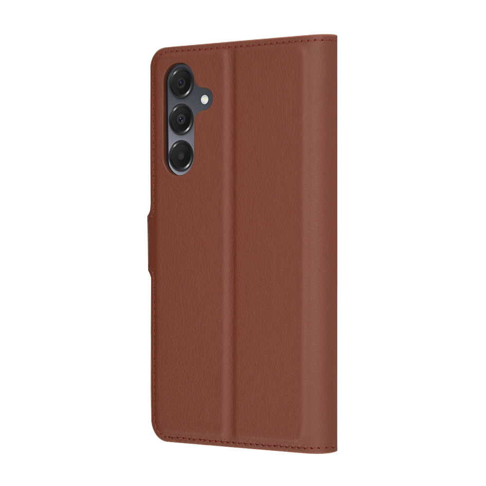Θήκη για Samsung Galaxy A16 5G A166 / A16 4G A165, Techsuit, Δερμάτινο Φύλλο, Καφέ