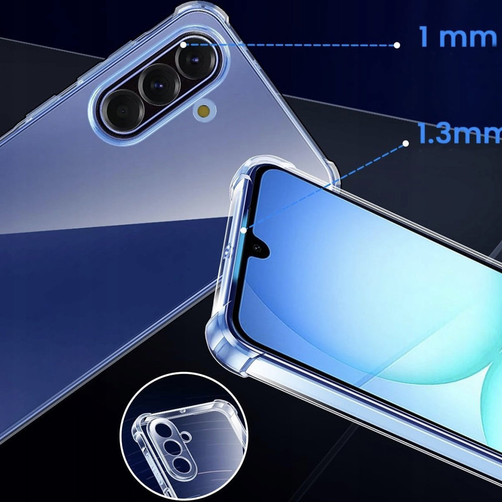 Θήκη για Samsung Galaxy A17 5G, Techsuit, Ανθεκτική σε Κρούσεις Διαφανής, Διάφανη