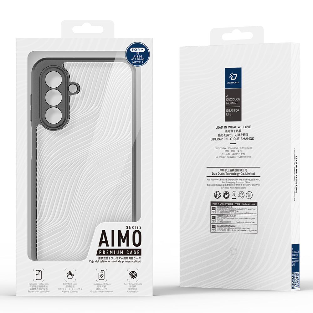 Θήκη για Samsung Galaxy A18 5G A186 / F17 / M17 / A17 4G A175 / A17 5G A176, DUX DUCIS, Aimo, Μαύρη