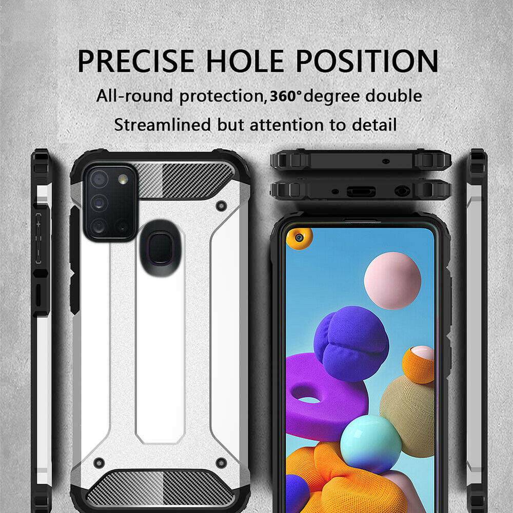 Θήκη για Samsung Galaxy A21s A217, Techsuit, Hybrid Armor, Μαύρη