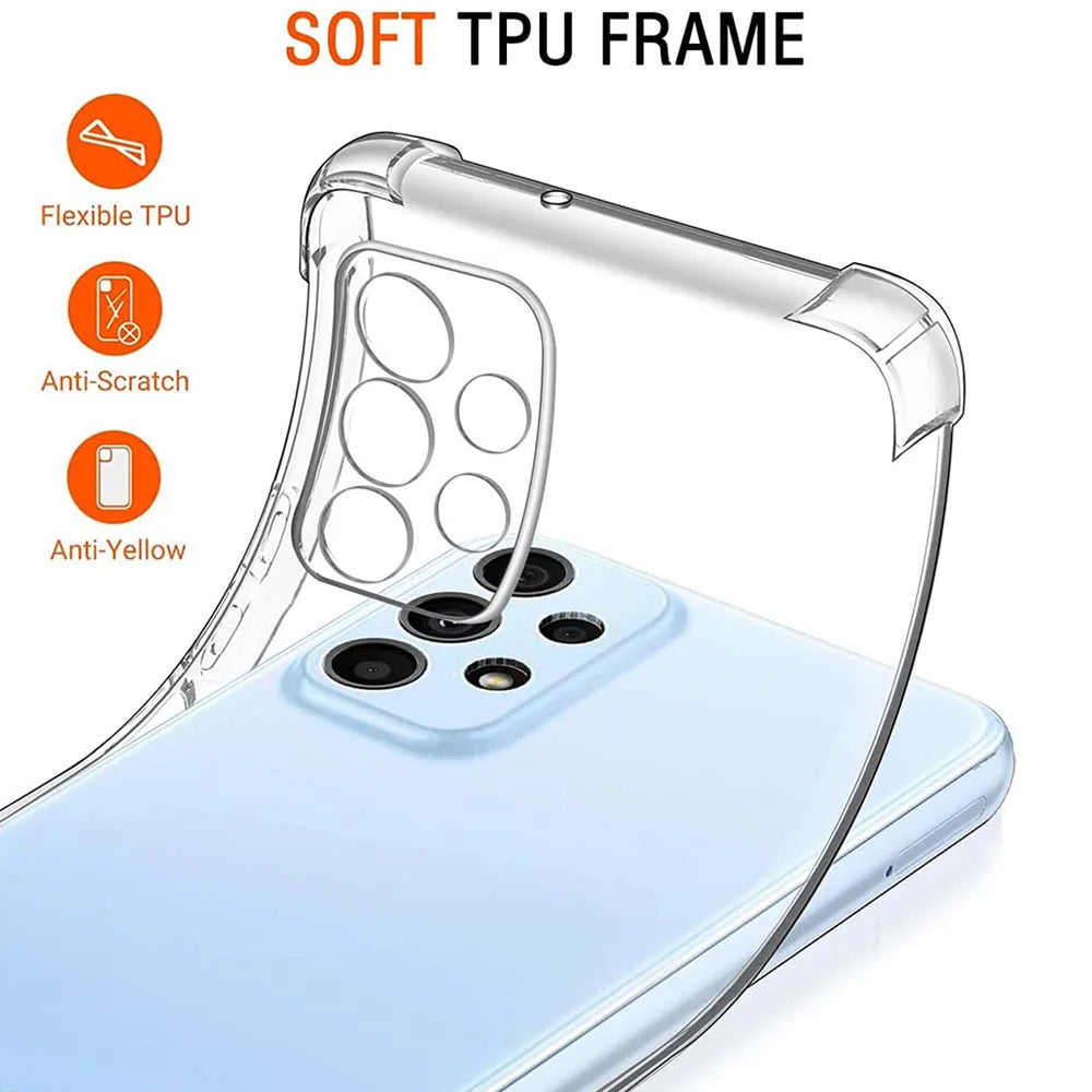Θήκη για Samsung Galaxy A23 5G A236 / A23 A235, Techsuit, Ανθεκτική σε Κρούσεις Διαφανής, Διάφανη