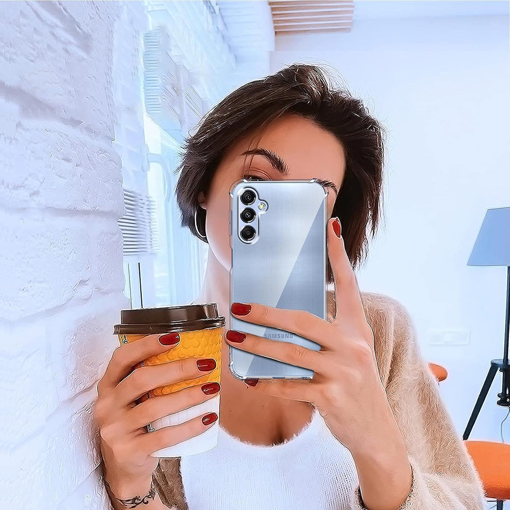 Θήκη για Samsung Galaxy A25 A256, Techsuit, Ανθεκτική σε Κρούσεις Διαφανής, Διάφανη