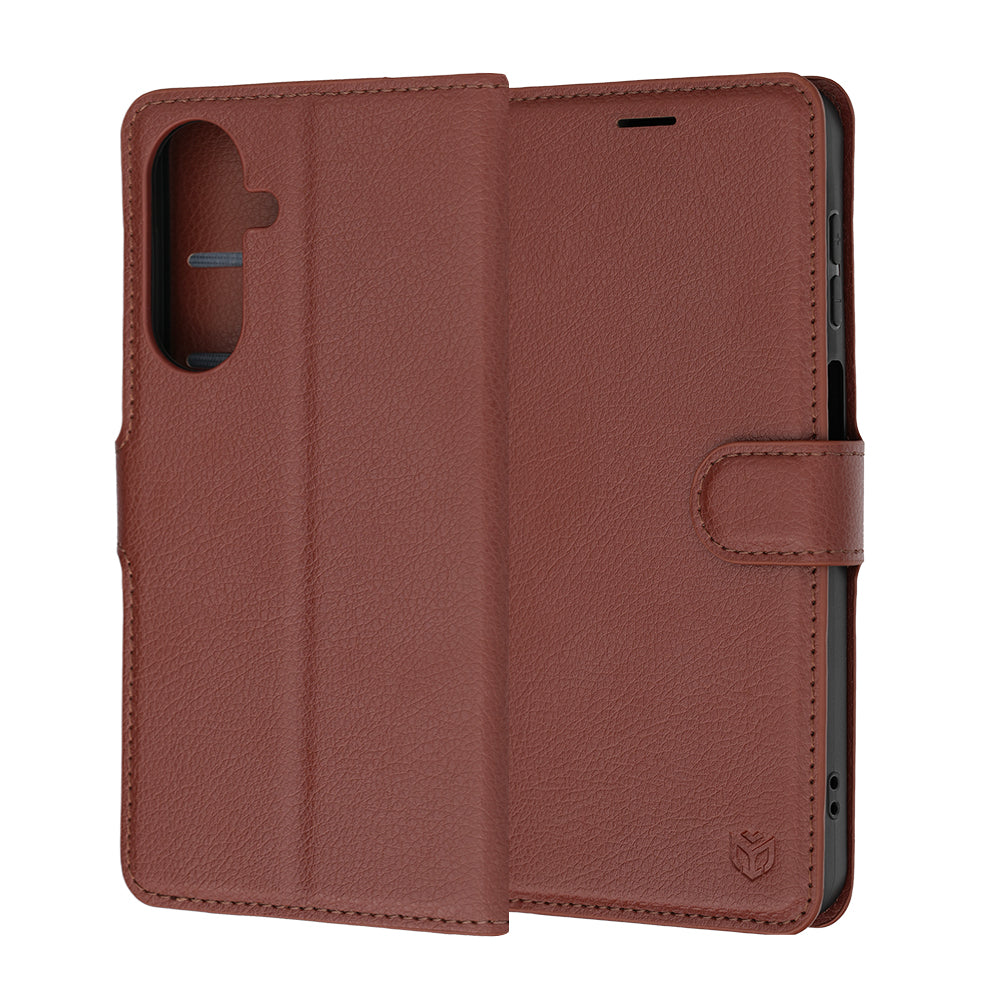 Θήκη για Samsung Galaxy A27 5G, Techsuit, Leather Folio, Καφέ