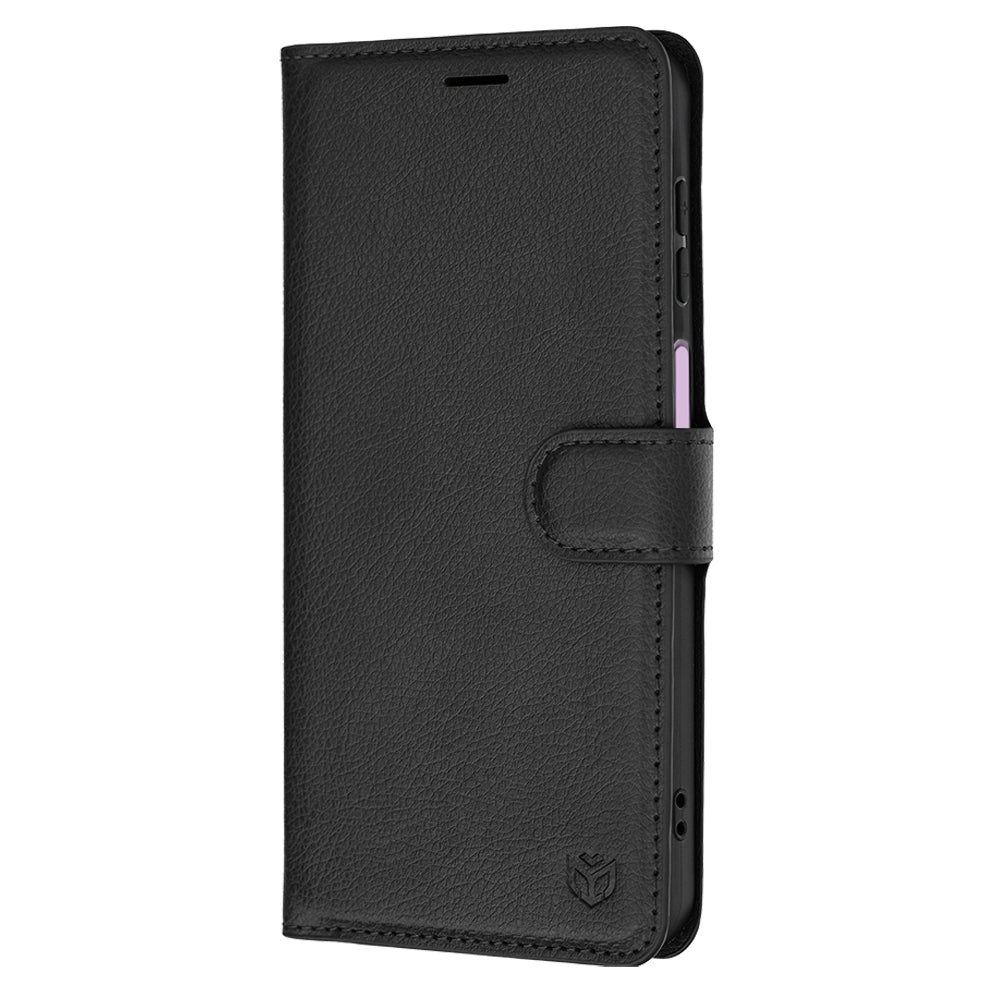 Θήκη για Samsung Galaxy A27 5G, Techsuit, Leather Folio, Μαύρη