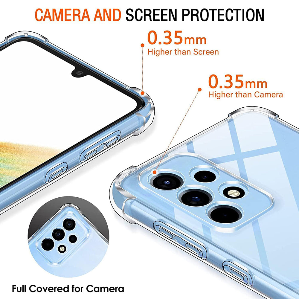 Θήκη για Samsung Galaxy A33 5G A336, Techsuit, Ανθεκτική σε Κρούσεις Διαφανής, Διάφανη