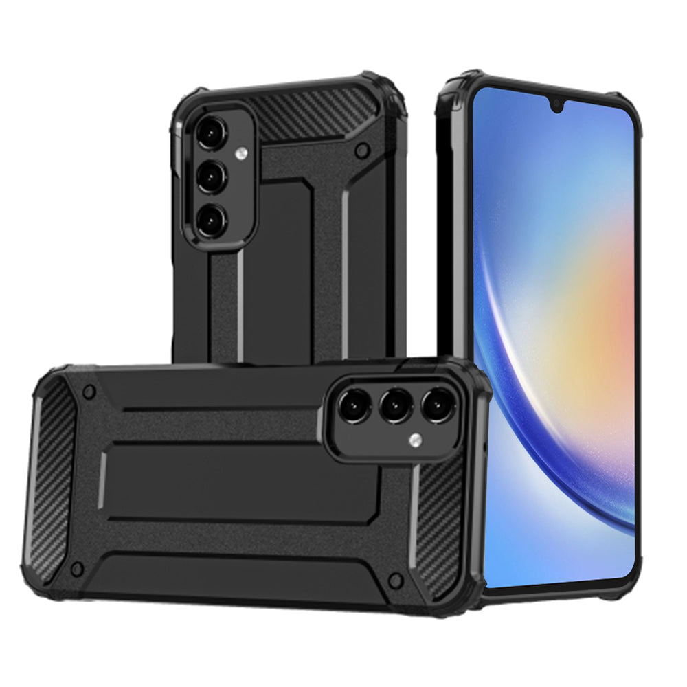 Θήκη για Samsung Galaxy A34 A346, Techsuit, Hybrid Armor, Μαύρη