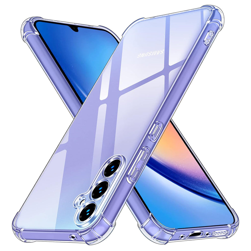Θήκη για Samsung Galaxy A34 A346, Techsuit, Ανθεκτική σε Κρούσεις Διαφανής, Διάφανη