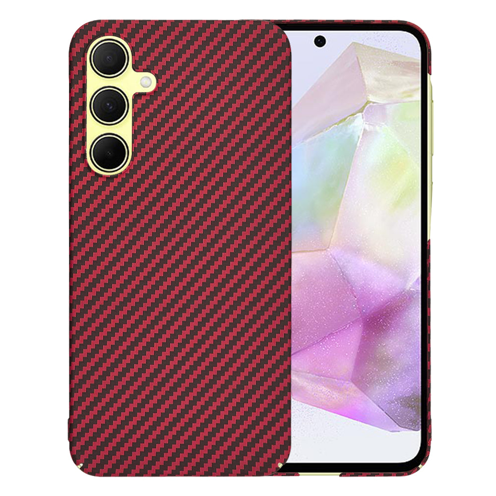 Θήκη για Samsung Galaxy A35 5G A356, Techsuit, Carbonite FiberShell, Κόκκινη