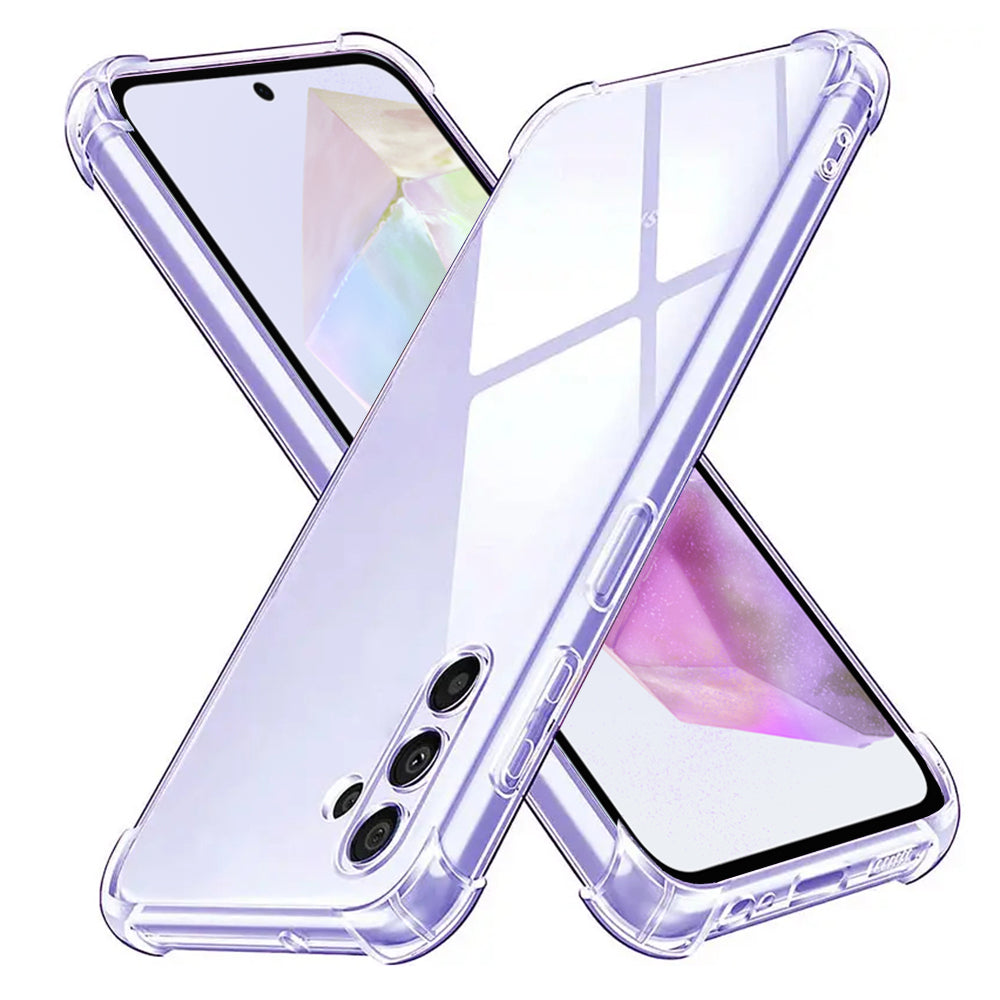 Θήκη για Samsung Galaxy A35 5G A356, Techsuit, Ανθεκτική σε Κρούσεις Διαφανής, Διάφανη