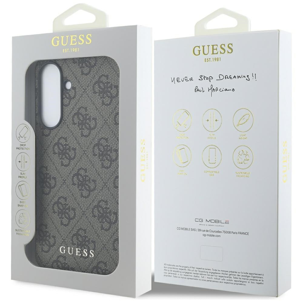 Θήκη για Samsung Galaxy A36 A366, Guess, 4G Classic, Καφέ