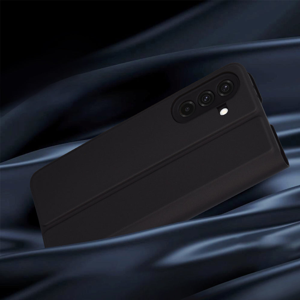 Θήκη για Samsung Galaxy A36 A366, Techsuit, Magskin Book, Μαύρη