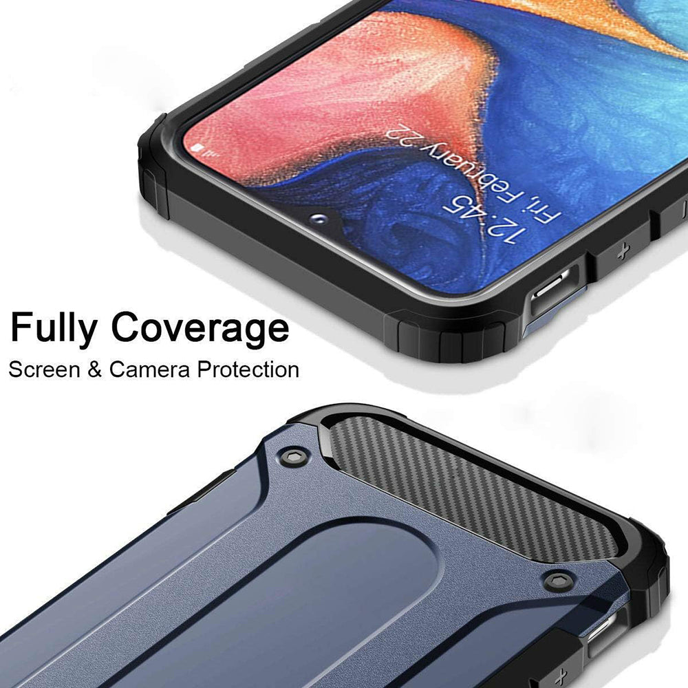 Θήκη για Samsung Galaxy A40 A405, Techsuit, Hybrid Armor, Μαύρη