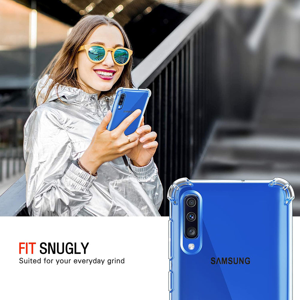 Θήκη για Samsung Galaxy A50s A507 / A30s A307 / A50 A505, Techsuit, Ανθεκτική σε Κρούσεις Διαφανής, Διάφανη