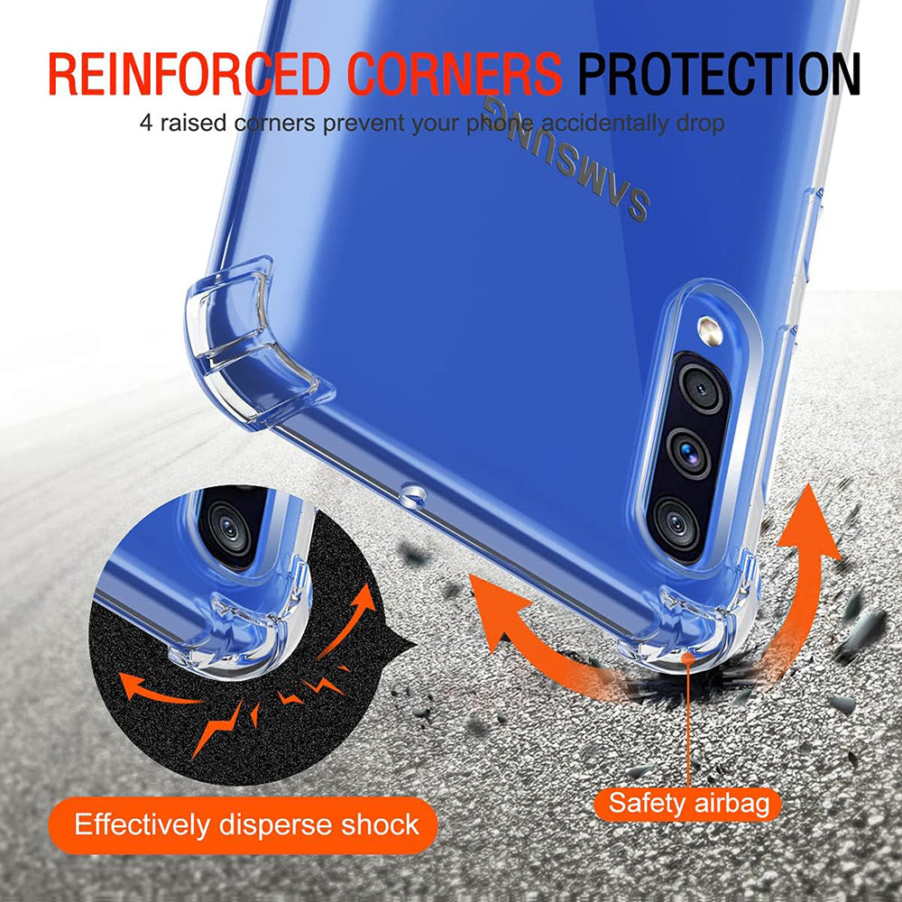 Θήκη για Samsung Galaxy A50s A507 / A30s A307 / A50 A505, Techsuit, Ανθεκτική σε Κρούσεις Διαφανής, Διάφανη
