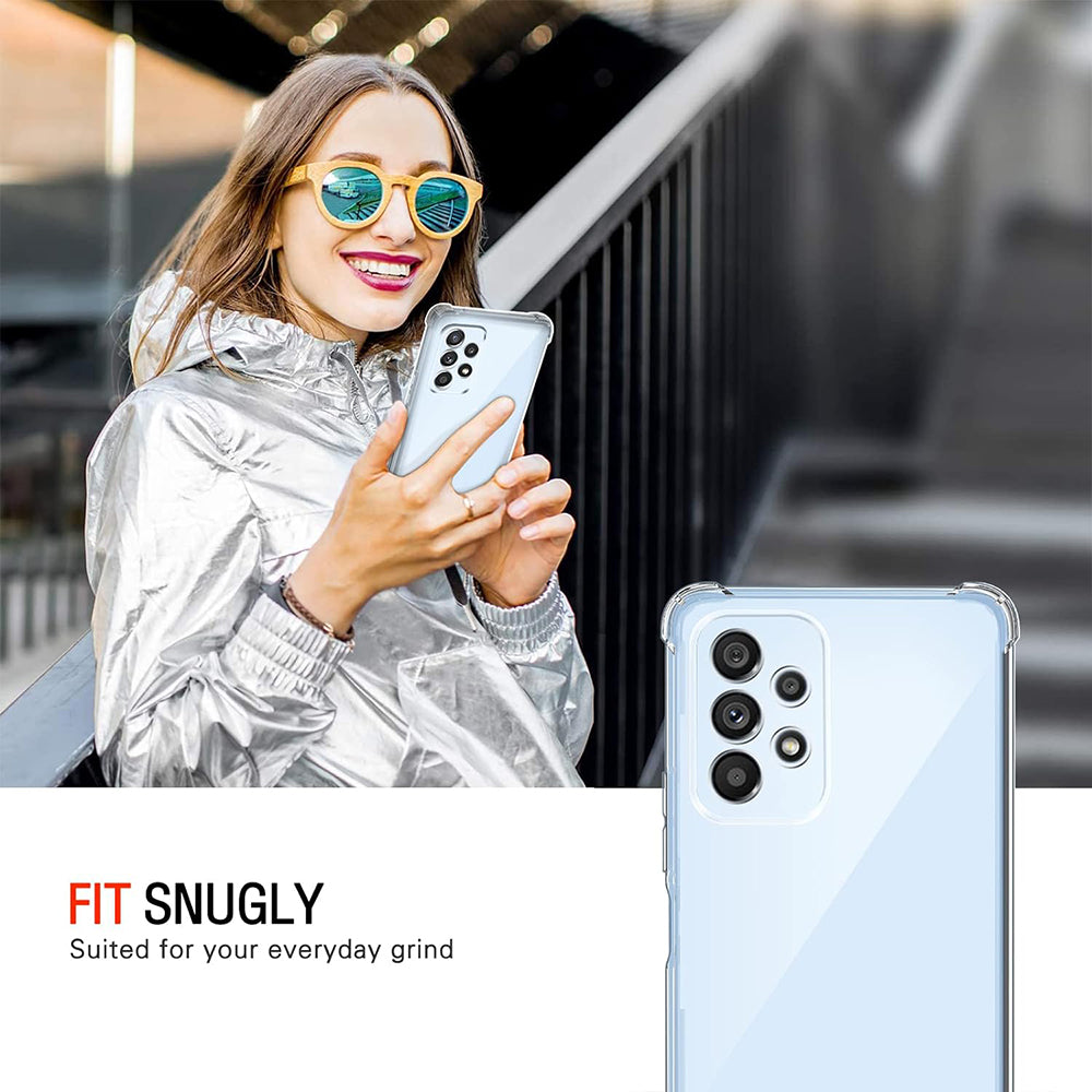 Θήκη για Samsung Galaxy A53 5G A536, Techsuit, Ανθεκτική σε Κρούσεις Διαφανής, Διάφανη