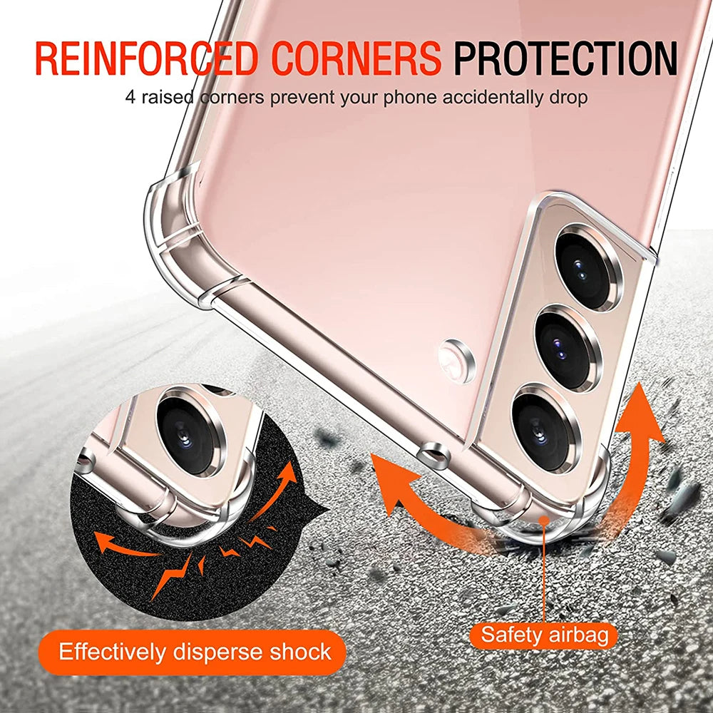 Θήκη για Samsung Galaxy A54 A546, Techsuit, Ανθεκτική σε Κρούσεις Διαφανής, Διάφανη