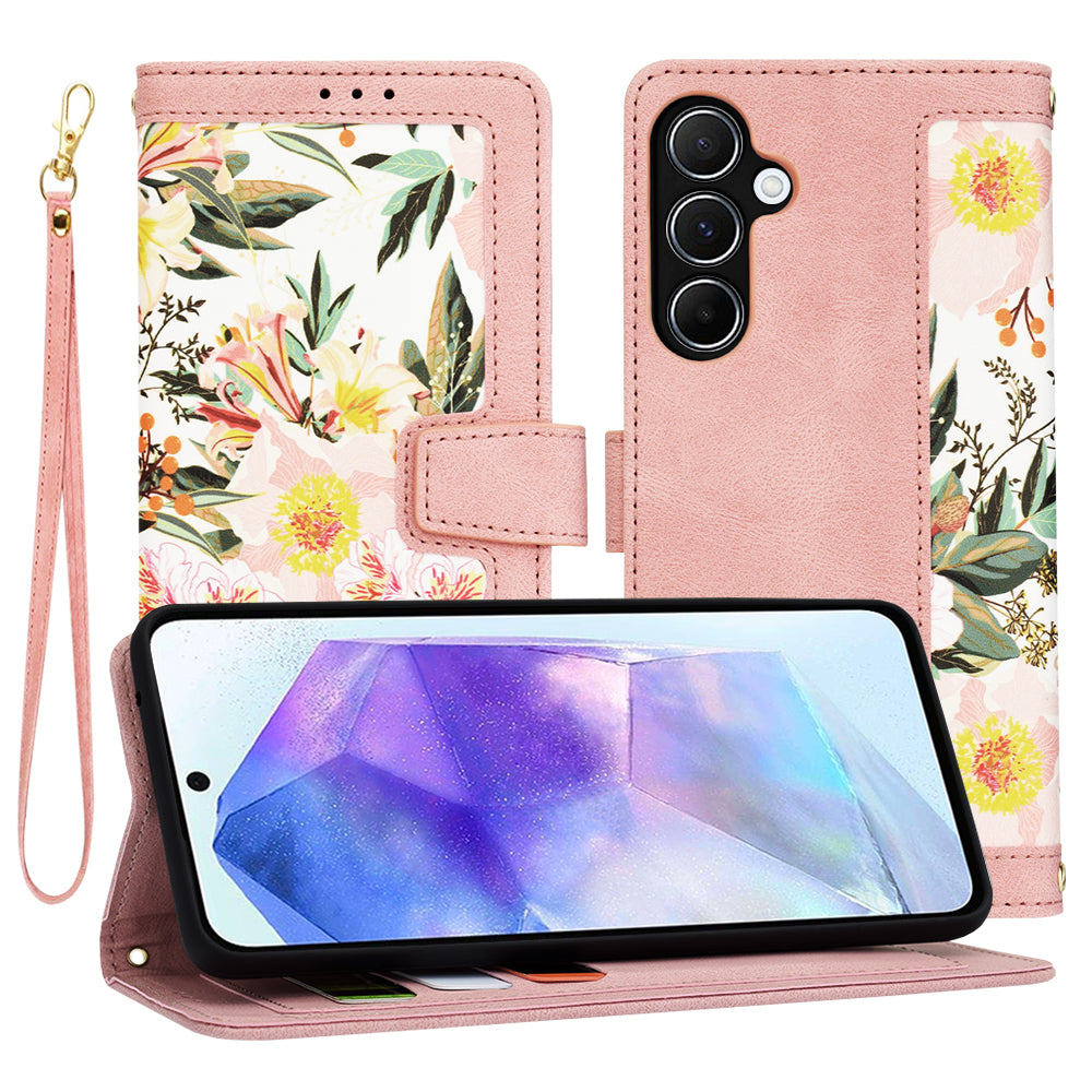 Θήκη για Samsung Galaxy A55 5G A556, Techsuit, FlipCraft, Ροζ