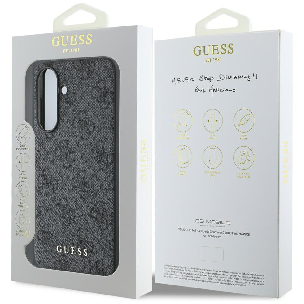 Θήκη για Samsung Galaxy A56 A566, Guess, 4G Classic, Μαύρη