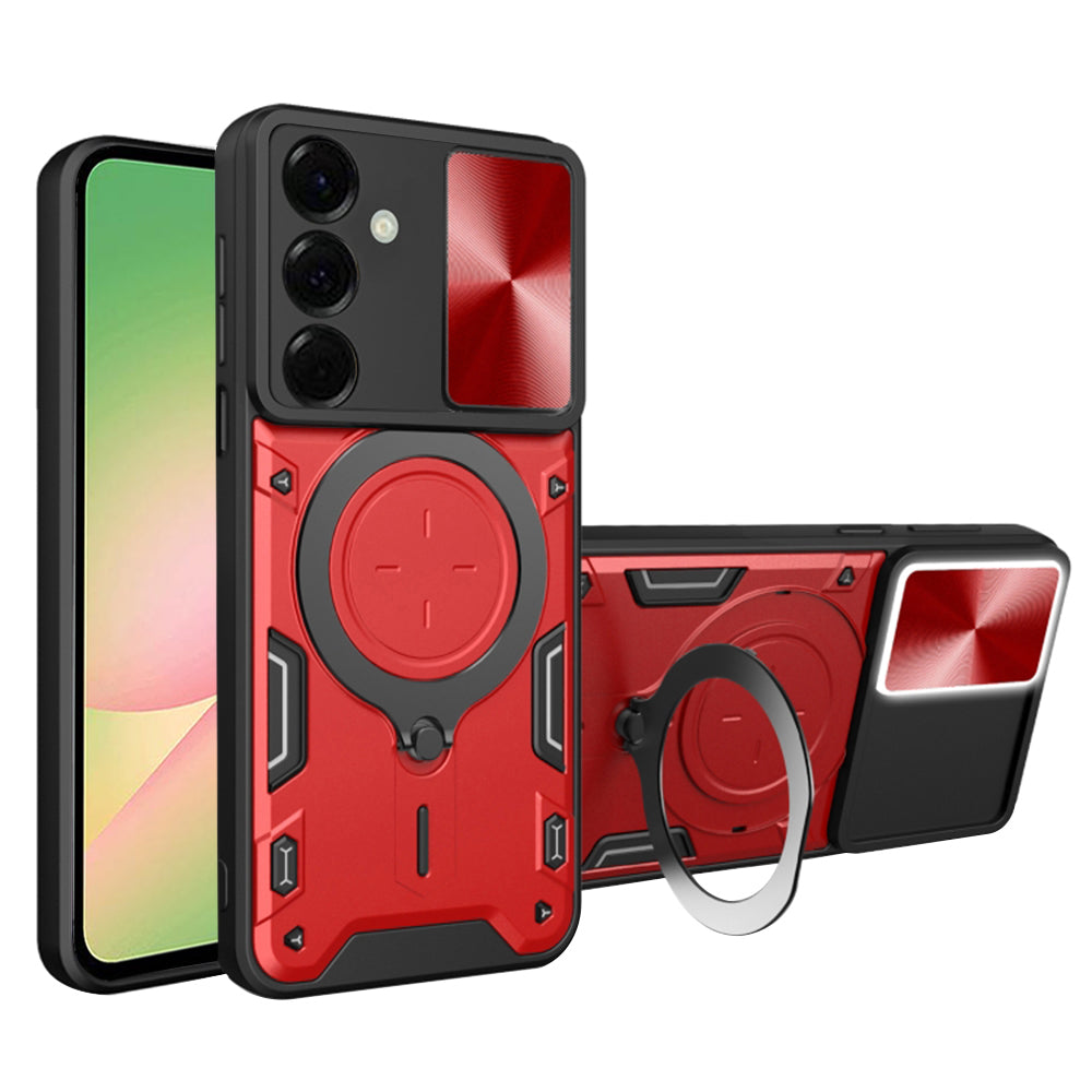 Θήκη για Samsung Galaxy A57 5G, Techsuit, CamGuard Pro, Κόκκινη
