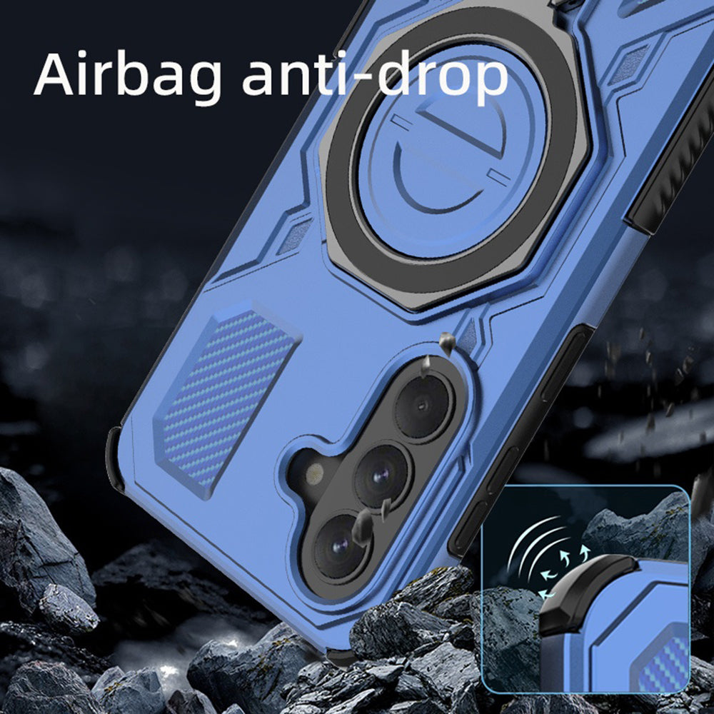 Θήκη για Samsung Galaxy A57 5G, Techsuit, Carbon Shield Pro, Λευκή