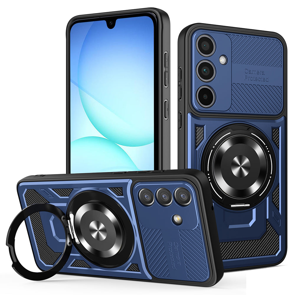 Θήκη για Samsung Galaxy A57 5G, Techsuit, RuggedCam, Μπλε