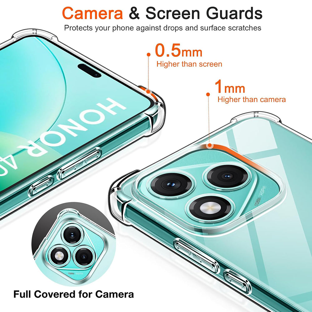 Θήκη για Samsung Galaxy M56 M566, Techsuit, Ανθεκτική σε Κρούσεις Διαφανής, Διάφανη