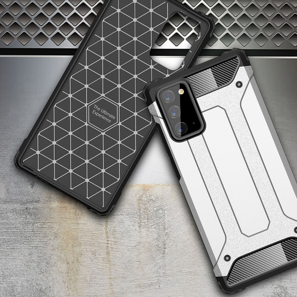 Θήκη για Samsung Galaxy Note 20 5G N981 / Note 20 N980, Techsuit, Hybrid Armor, Μαύρη