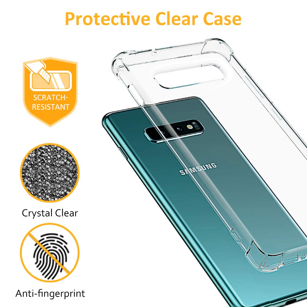 Θήκη για Samsung Galaxy S10e G970, Techsuit, Ανθεκτική σε Κρούσεις Διαφανής, Διάφανη