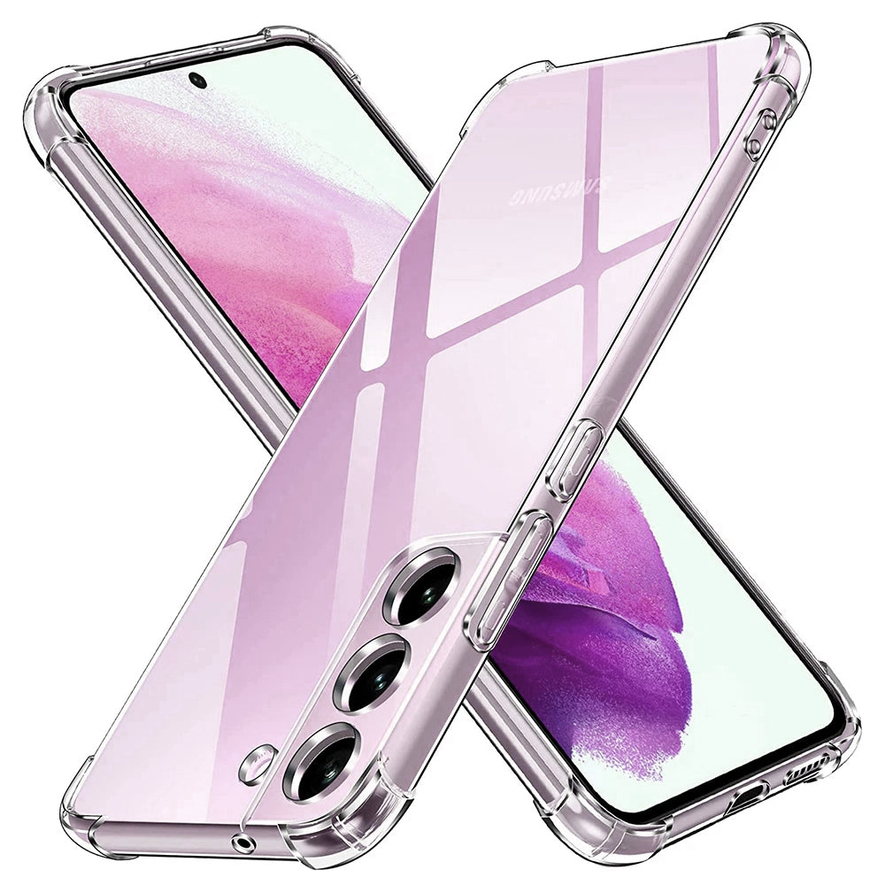 Θήκη για Samsung Galaxy S21 FE 5G G990, Techsuit, Ανθεκτική σε Κρούσεις Διαφανής, Διάφανη