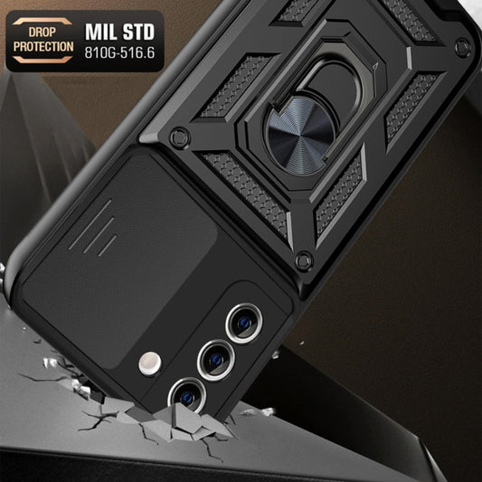 Θήκη για Samsung Galaxy S21+ 5G G996, Techsuit, CamShield, Μαύρο