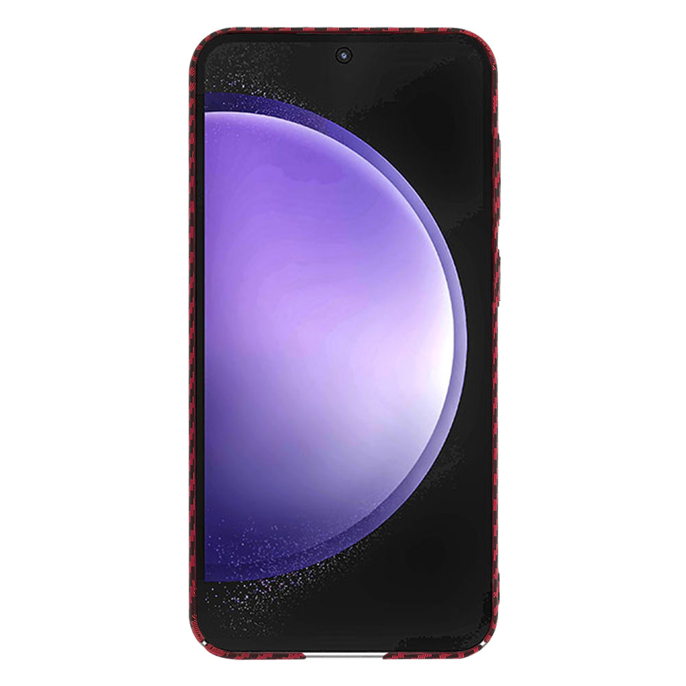 Θήκη για Samsung Galaxy S23 FE S711, Techsuit, Carbonite FiberShell, Κόκκινο