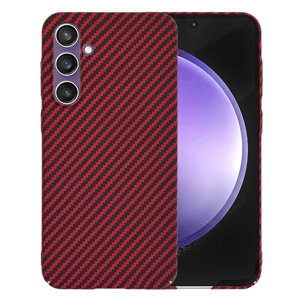 Θήκη για Samsung Galaxy S23 FE S711, Techsuit, Carbonite FiberShell, Κόκκινο