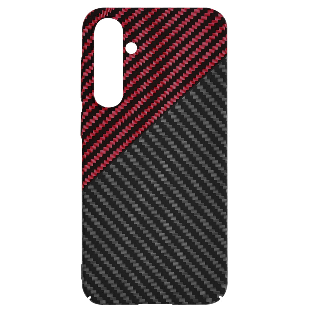 Θήκη για Samsung Galaxy S23 FE S711, Techsuit, Carbonite FiberShell, Μαύρο Κόκκινο