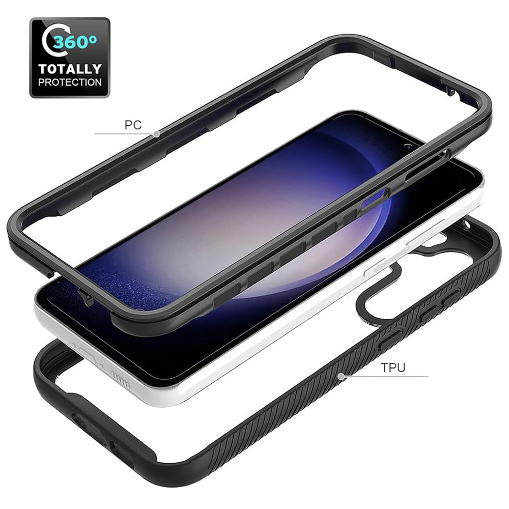 Θήκη για Samsung Galaxy S23 FE S711, Techsuit, Defense360 Pro, Μαύρη